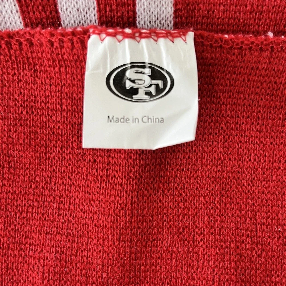 San Francisco 49ers Scarf 2014 Inaugural Season Levis Stadium SGA Red White NFL